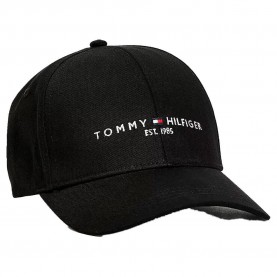 шапка,всички,шапки,tommy,hilfiger,established,cap,black,(black)