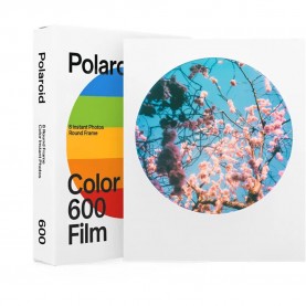 други,аксесоари,polaroid,originals,color,600,film,round,frame,8,instant,photos,white,(white)