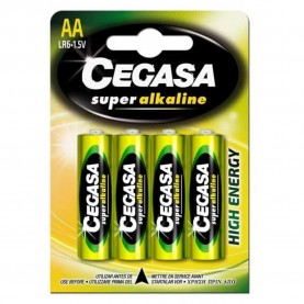 батерии,cegasa,1x4,super,alkaline,aa,alkaline,battery,green,(green,yellow)