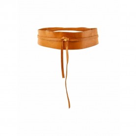 колан,колани,pieces,vibs,leather,tie,waist,belt,cognac,(brown)