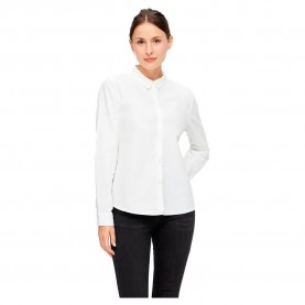 риза,с,дълъг,ръкав,дамски,блузи,дамски,ризи,pieces,irena,oxford,long,sleeve,shirt,white,(bright,white)