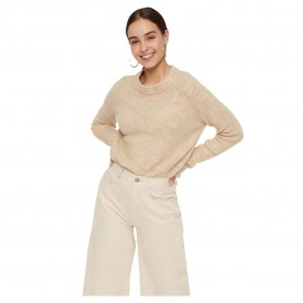блуза,дамски,пуловери,дамски,плетени,дрехи,pieces,ellen,sweater,white,pepper,(beige)