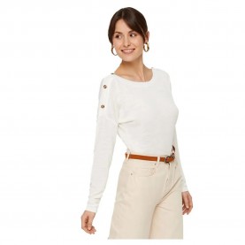 тениска,дамски,тениски,pieces,nollie,long,sleeve,t,shirt,cloud,dancer,(white)