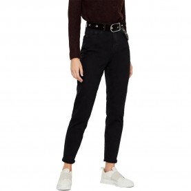 дънки,дамски,панталони,pieces,kesia,mom,high,waist,ankle,jeans,black,(black,denim)