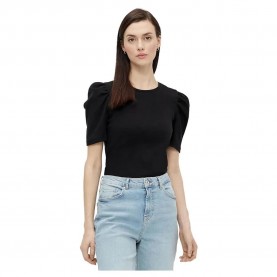 тениска,дамски,тениски,pieces,anna,short,sleeve,t,shirt,black,(black)