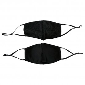 други,аксесоари,pieces,community,glitter,face,mask,2,units,black,aop,2,pack,black,glitter+1,solid,black