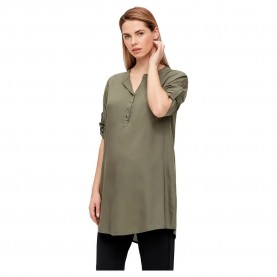 туника,дамски,блузи,дамски,ризи,mamalicious,mercy,maternity,tunic,blouse,dusty,olive,(green)
