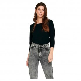 тениска,дамски,тениски,jdy,saga,3,4,sleeve,t,shirt,black