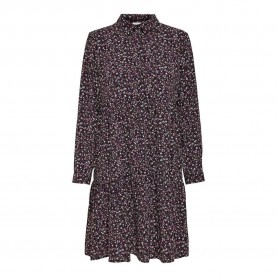 рокля,дамски,поли,и,рокли,jdy,piper,aop,short,dress,black,aop,fuschia,pink,vivid,viola,fleur,(black)