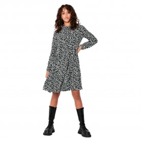 рокля,дамски,поли,и,рокли,jdy,piper,aop,short,dress,black,(black,aop,white,flower)