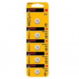 батерии,kodak,max,lithium,cr2032,battery,5,units,silver,(yellow)