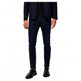 мъжки,дънки,мъжки,панталони,selected,slim,leon,6155,super,stretch,jeans,blue