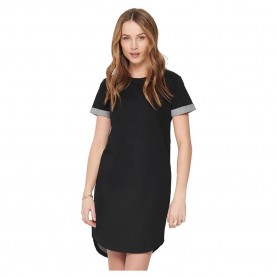 рокля,дамски,поли,и,рокли,jdy,ivy,life,short,sleeve,dress,black,(black)