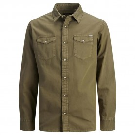 риза,с,дълъг,ръкав,мъжки,ризи,jack,&,jones,sheridan,long,sleeve,shirt,forest,night,slim,fit,(green)