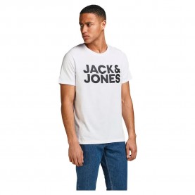тениска,мъжки,тениски,jack,&,jones,corp,logo,short,sleeve,t,shirt,white,(white)