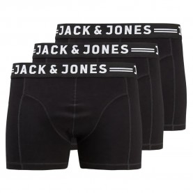 боксерки,мъжко,бельо,jack,&,jones,sense,boxers,3,units,black