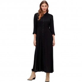 Рокля Yas Savanna long sleeve dress - Black (Black) рокля,дамски,поли,и,рокли,yas,savanna,long,sleeve,dress,black,(black)