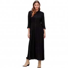 дамска,риза,с,дълъг,ръкав,дамски,поли,и,рокли,yas,savanna,long,sleeve,shirt,dress,black