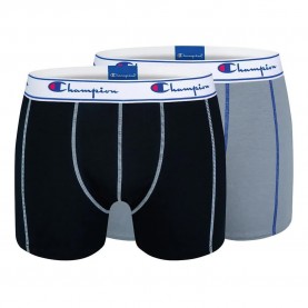 боксерки,мъжко,бельо,champion,boxers,2,unit,gray,black,(grey)