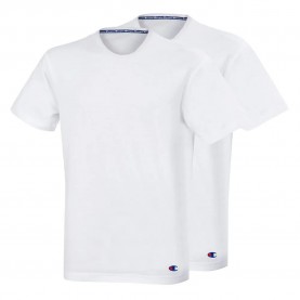 тениска,мъжки,пижами,champion,short,sleeve,pyjama,t,shirt,2,units,white