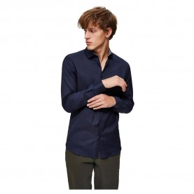 риза,с,дълъг,ръкав,мъжки,ризи,selected,slim,new,mark,long,sleeve,shirt,navy,blazer,(blue)