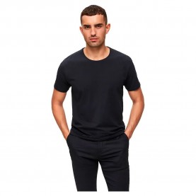 тениска,мъжки,тениски,selected,new,pima,short,sleeve,t,shirt,black