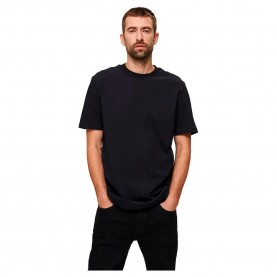 тениска,мъжки,тениски,selected,relax,colman,200,short,sleeve,t,shirt,black,(black)