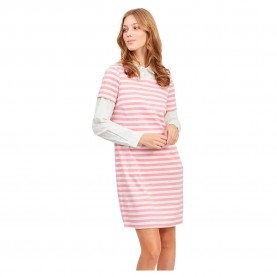 рокля,дамски,поли,и,рокли,vila,tinny,new,short,sleeve,dress,wild,rose,stripes,snow,white,h,h,14032604,wildrose,stripessnowwhiteh,h,(pink)