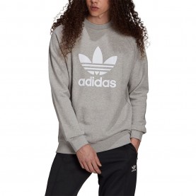 мъжка,блуза,мъжки,горнища,с,цип,мъжки,горнища,с,качулка,adidas,originals,trefoil,crew,sweatshirt,grey
