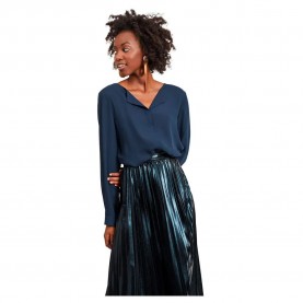 риза,с,дълъг,ръкав,дамски,блузи,дамски,ризи,vila,lucy,long,sleeve,shirt,total,eclipse,(blue)