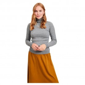 блуза,дамски,пуловери,дамски,плетени,дрехи,object,thess,sweater,medium,grey,melange,(grey)
