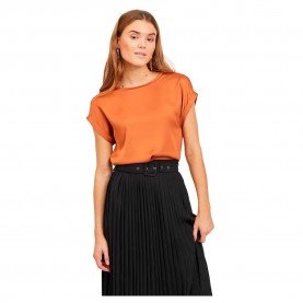 тениска,дамски,тениски,vila,ellette,satin,short,sleeve,t,shirt,orange,(adobe)