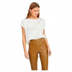 тениска,дамски,тениски,vila,ellette,satin,short,sleeve,t,shirt,snow,white,(white)