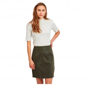 тениска,дамски,тениски,vila,solitta,rib,flunnel,neck,short,sleeve,t,shirt,beige,(birch)