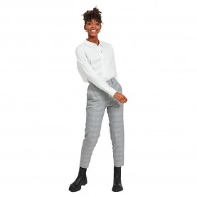 панталони,дамски,панталони,object,lisa,slim,pants,gardenia,checks,black,(grey)