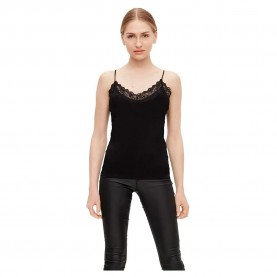 тениска,дамски,тениски,object,leena,new,lace,sleeveless,t,shirt,black,(black)