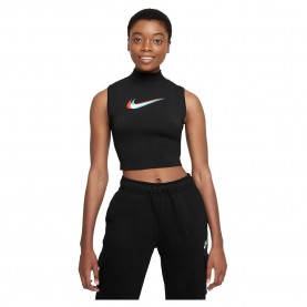 потник,дамски,топове,nike,sportswear,mock,print,sleeveless,top,black,(black)