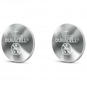 батерии,duracell,dl2025,lithium,battery,2,units,silver,(black,brown)
