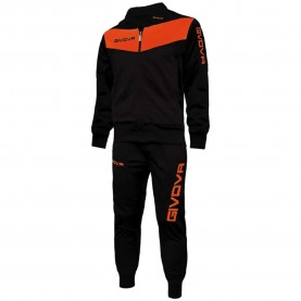 анцуг,мъжки,анцузи,givova,visa,fluo,tracksuit,black,fluor,orange,(black)