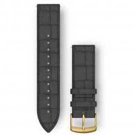 електро,garmin,leather,quick,release,strap,20,mm,black,(black,embossed,gold)