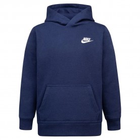 Поларена блуза Nike Club Fleece sweatshirt - Blue (Midnight Navy) поларена,блуза,детски,блузи,nike,club,fleece,sweatshirt,blue,(midnight,navy)
