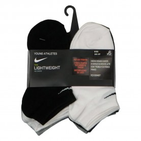 Чорапи Nike Colorful Low no show socks 6 pairs - Multicolor (White / Dk Grey Heather) чорапи,мъжки,чорапи,дамски,чорапи,nike,colorful,low,no,show,socks,6,pairs,multicolor,(white,dk,grey,heather)
