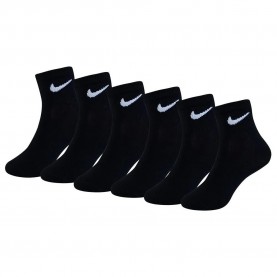Чорапи Nike Colorful Quarter short socks 6 pairs - Black (Black) чорапи,мъжки,чорапи,дамски,чорапи,nike,colorful,quarter,short,socks,6,pairs,black,(black)