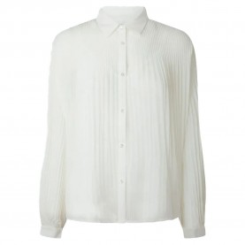 риза,с,дълъг,ръкав,дамски,блузи,дамски,ризи,pepe,jeans,irma,long,sleeve,shirt,off,white,(white)