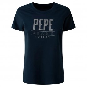 тениска,дамски,тениски,pepe,jeans,blancas,short,sleeve,t,shirt,blue,(dulwich)