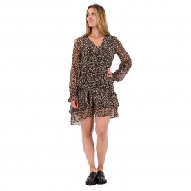 рокля,дамски,поли,и,рокли,pepe,jeans,adele,long,sleeve,dress,multicolor