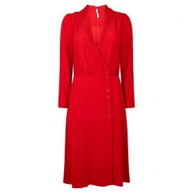 дамска,рокля,дамски,поли,и,рокли,pepe,jeans,catherine,long,sleeve,dress,red