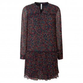рокля,дамски,поли,и,рокли,pepe,jeans,cecile,long,sleeve,dress,multicolor