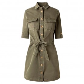 дамска,рокля,дамски,поли,и,рокли,pepe,jeans,gloria,long,sleeve,dress,green