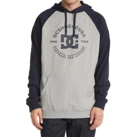 сако,мъжки,пуловери,dc,shoes,dc,star,pilot,raglan,hoodie,heather,grey,navy,blazer,(grey)